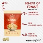 Premium Raw Foxnuts (Makhana) – Healthy & Crunchy Snack (Pack of 2 × 150g) | Special Offer – 5% Off - Image 4